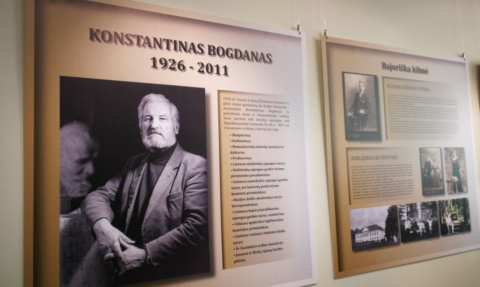 Jonavos rajone atidarytas skulptoriaus Konstantino Bogdano muziejus 