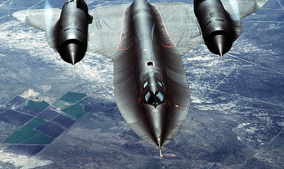 SR-71 galėjo pasiekti didesnį nei MACH 3,3 greitį. (U.S. Air Force, Tech. Sgt. Michael Haggerty, Wikimedia)