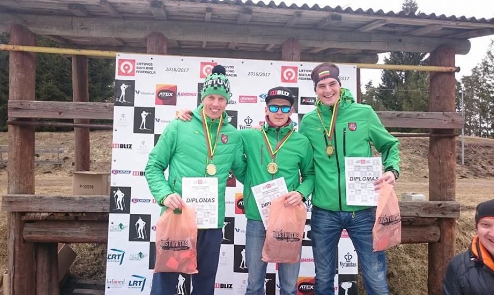 Lietuvos biatlono čempionato nugalėtojai