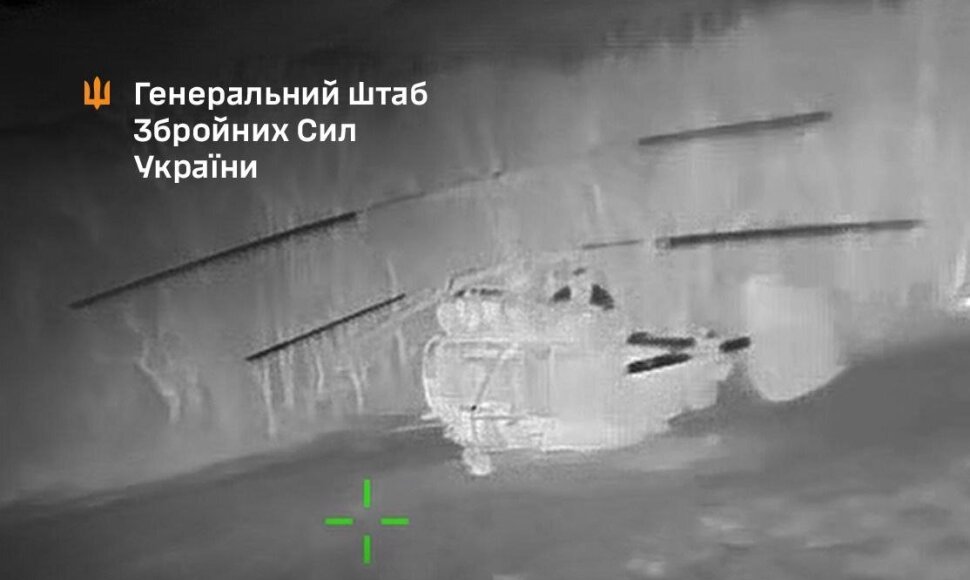 Ukrainos pajėgos pataikė į Rusijos karinį sraigtasparnį Ka-27