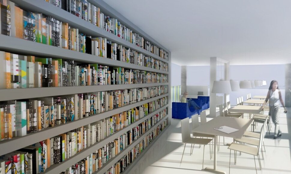 „DesignLibrary Kaunas“ vizualizacija