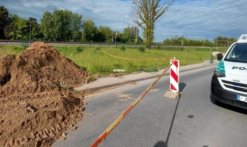 Kauno Chemijos gatvėje aptikus sprogmenų, įvesti eismo ribojimai