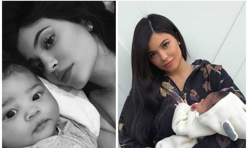 Kylie Jenner su dukra Stormi