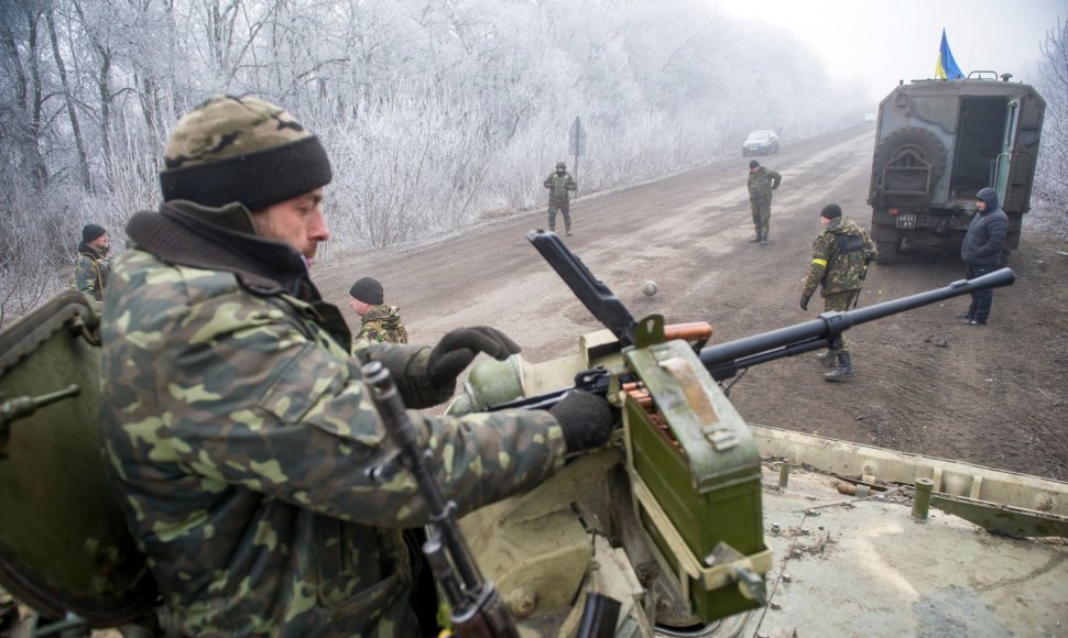 Ukrainos kariai netoli Debalcevės