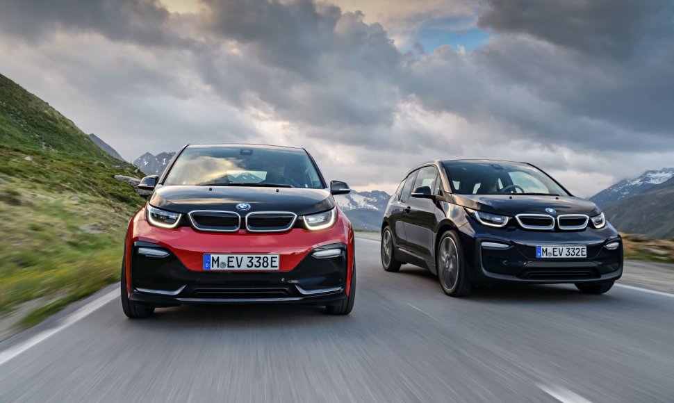 BMW i3 ir naujasis BMW i3s