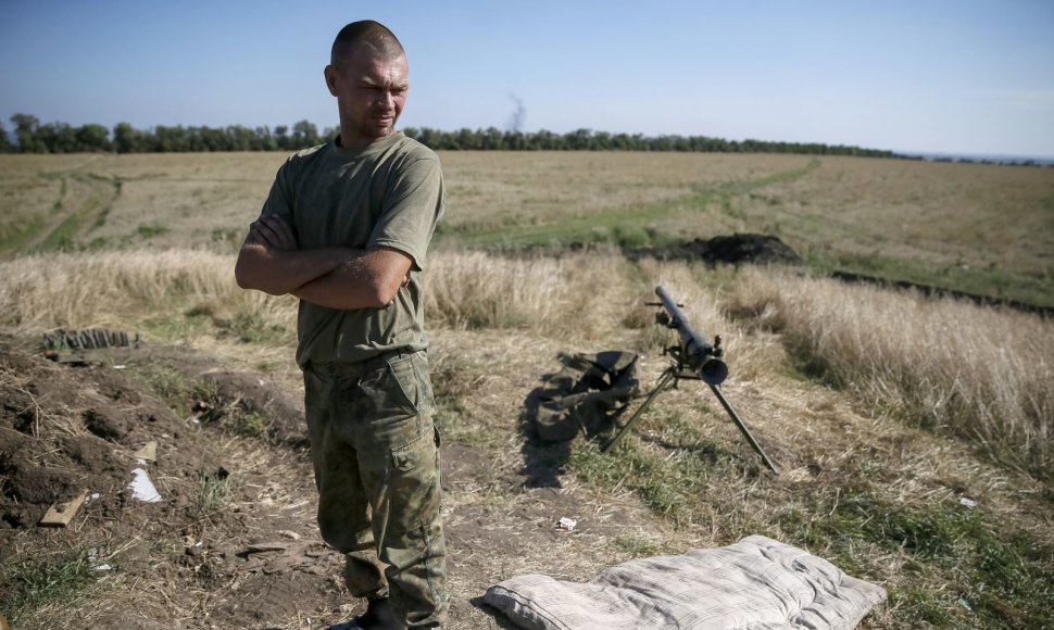 Ukrainos karys netoli Luhansko