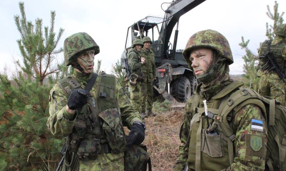 Estų kariai pratybose „Stiprus ulonas 2013”