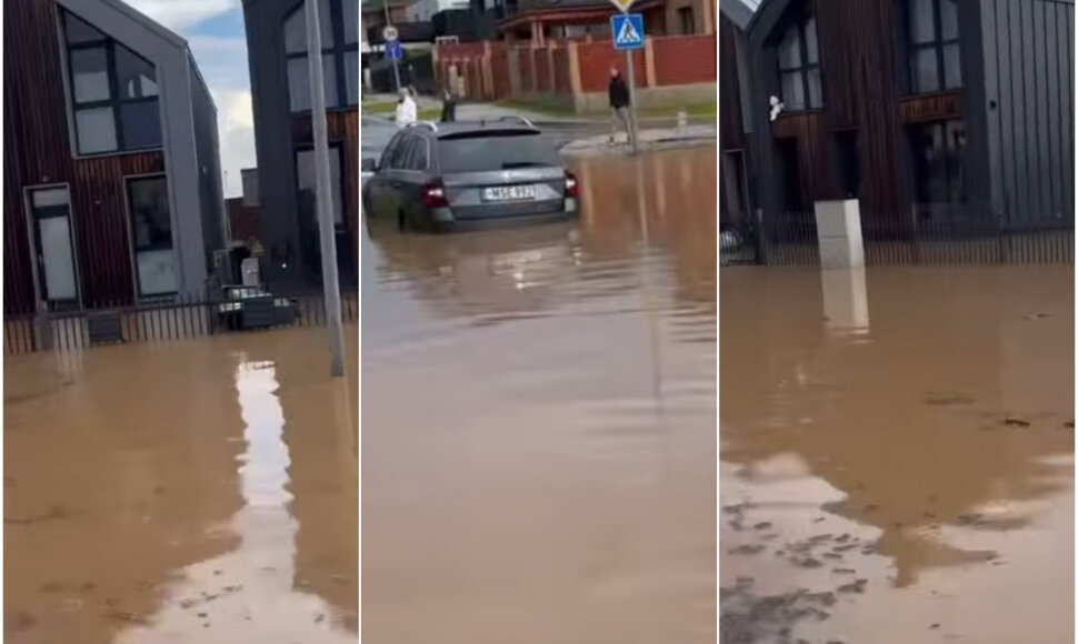 Apsemta Kalnėnų gyvenvietėje Vilniuje
