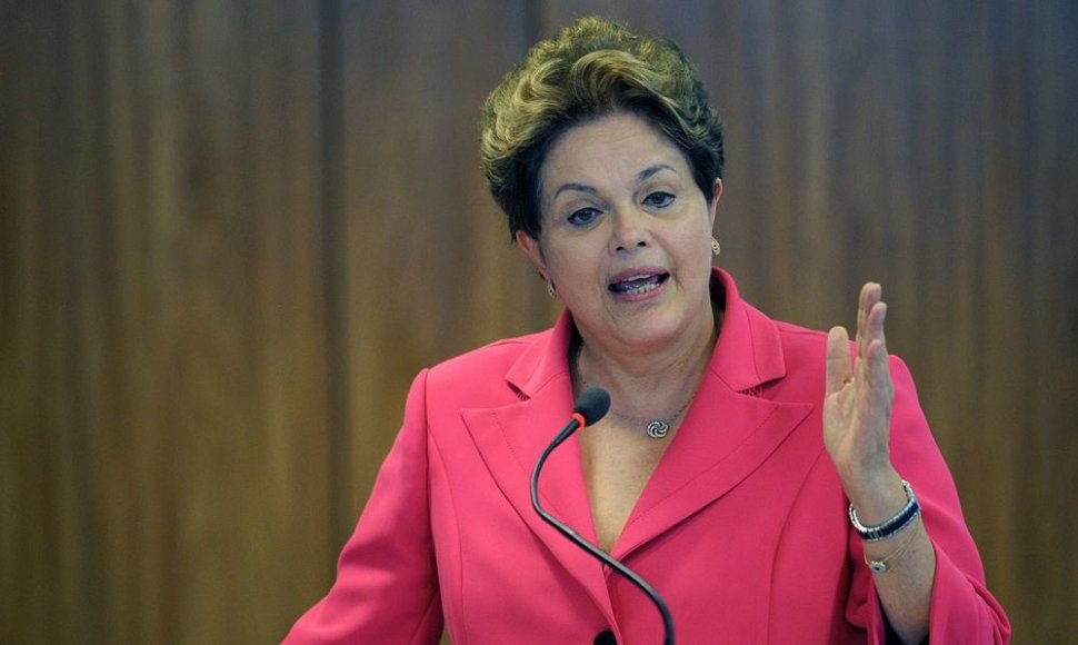 3 vieta – Brazilijos prezidentė Dilma Rousseff