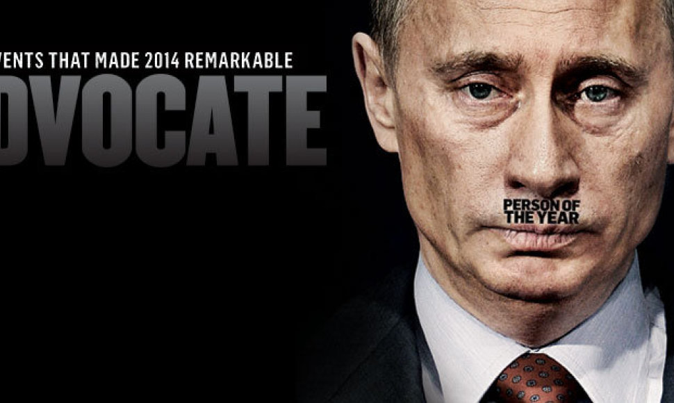 Vladimiras Putinas ant „The Advocate“ viršelio