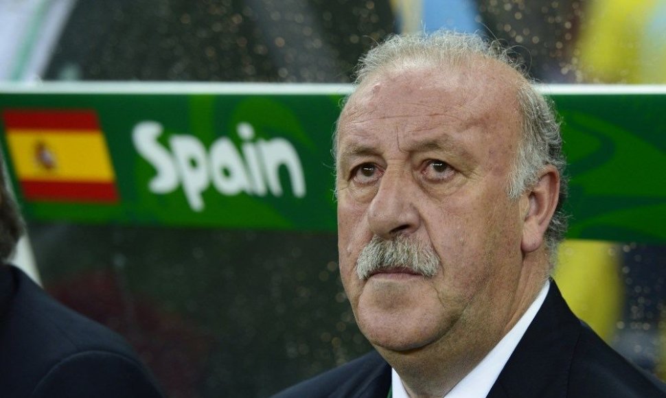 Ispanijos futbolo rinktinės treneris Vicente'as del Bosque
