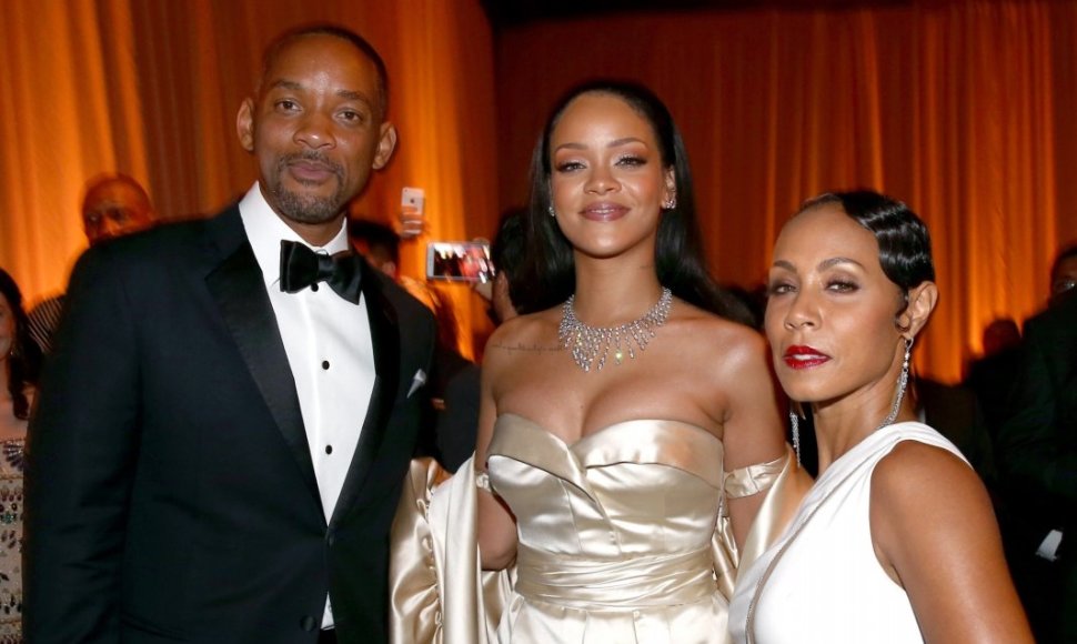 Willas Smithas, Rihanna ir Jada Pinkett Smith