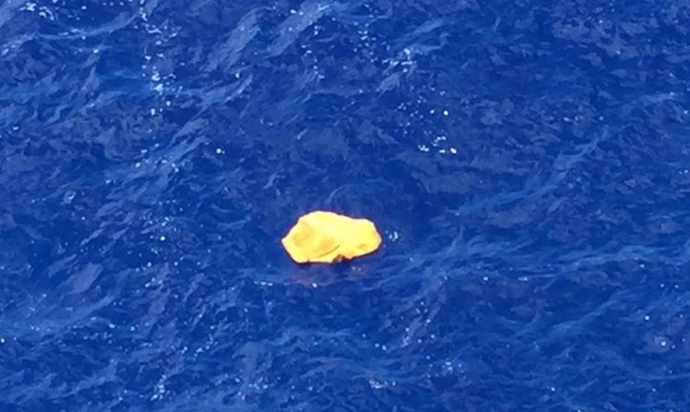 Gelbėjimosi liemenė iš Viduržemio jūroje nukritusio „EgyptAir“ lėktuvo