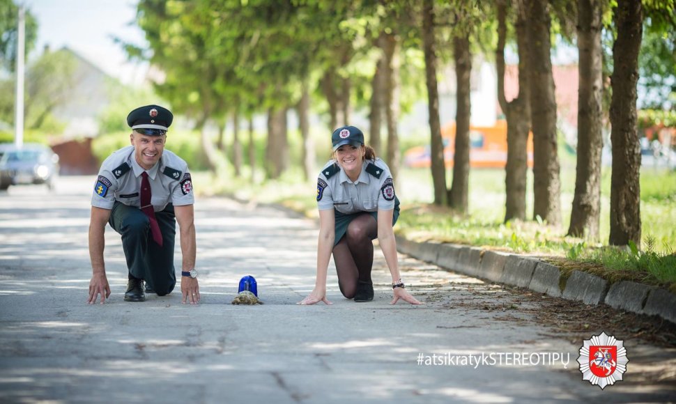 Akcijos „Atsikratyk stereotipų“ fotosesijos kadras