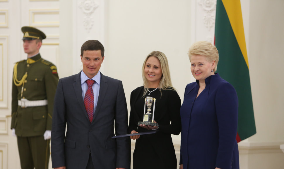 Andrejus Zadneprovskis, Laura Asadauskaitė, Dalia Grybauskaitė