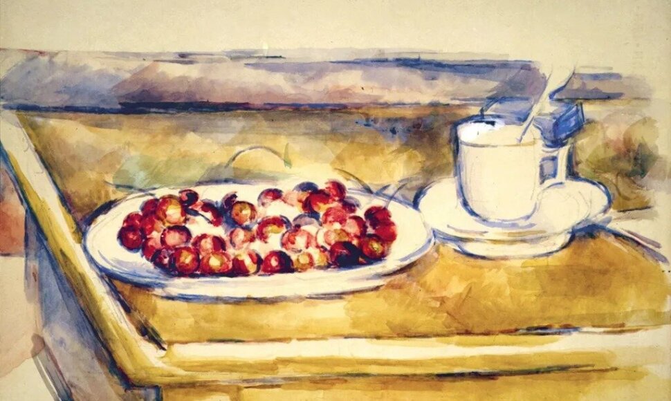 Paulio Cezanne'o &bdquo;Still Life with Cherries&ldquo; 