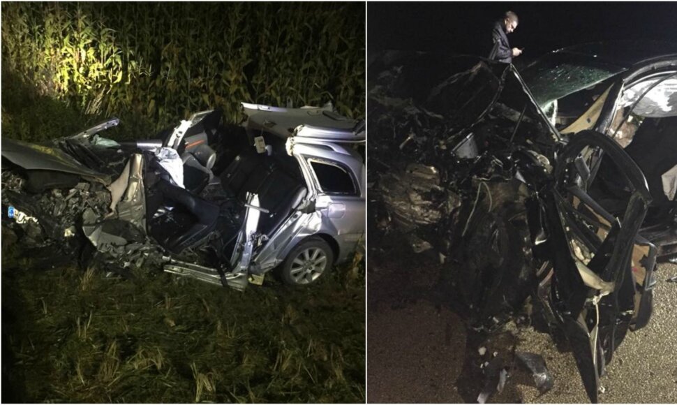Automobiliai po avarijos
