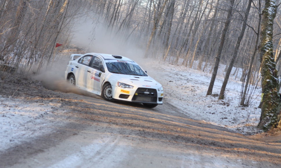 „Halls winter rally“ penktas-septintas greičio ruožai