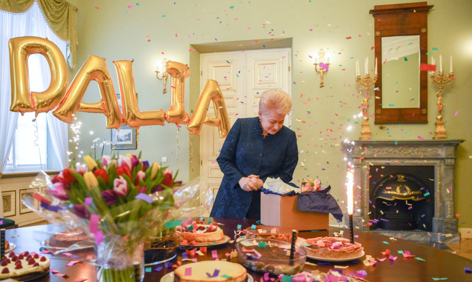 Dalia Grybauskaitė švenčia gimtadienį 