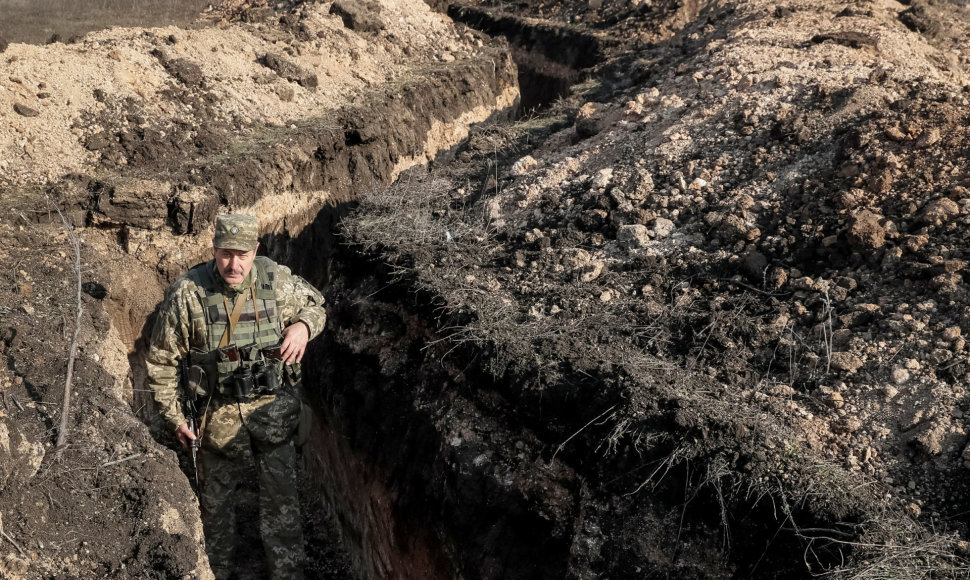 Ukrainos karys apkasuose