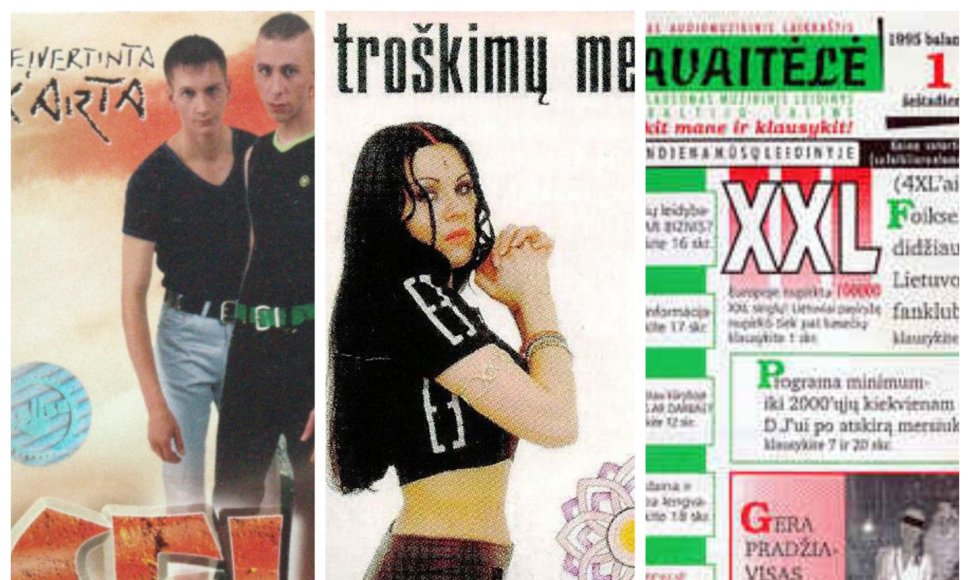 SEL, Sati ir XXL albumų viršeliai iš XX a. paskutiniojo dešimtmečio