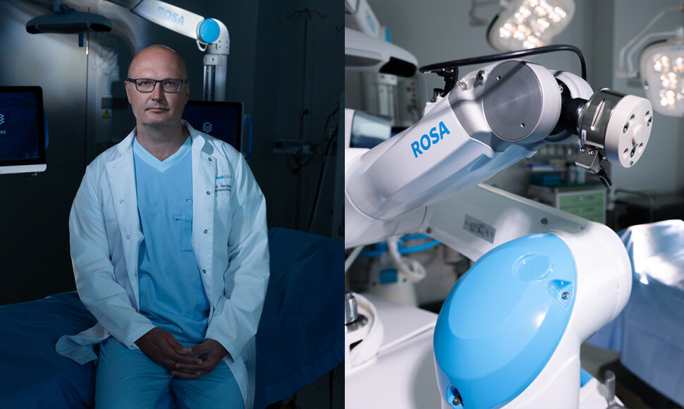 &bdquo;Nordclinic&ldquo; pirmieji Baltijos &scaron;alyse kelius operuoja chirurgo ir roboto komanda