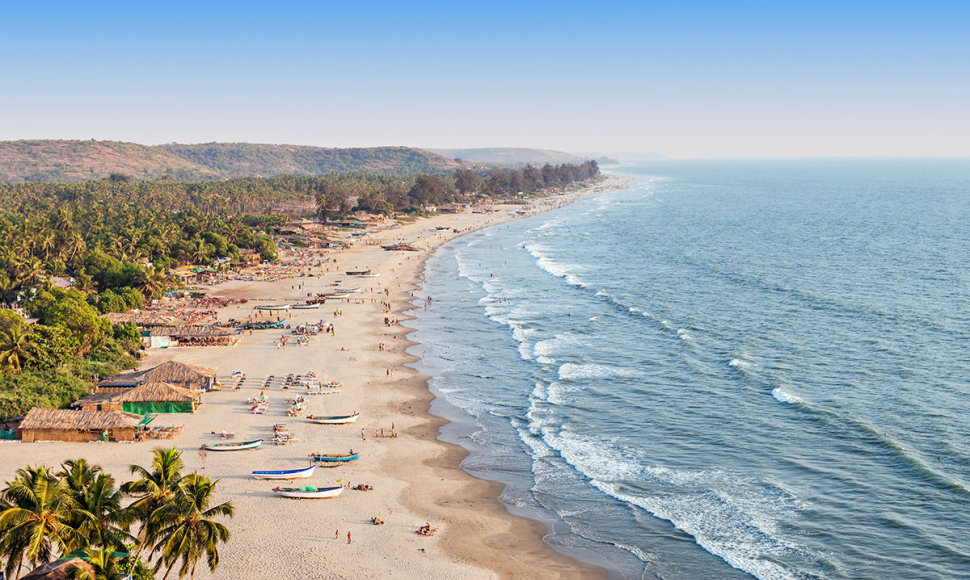 Paplūdimys Goa regione