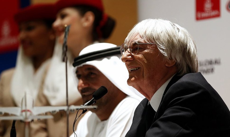 „Formulės-1“ bosas Bernie Ecclestone`as