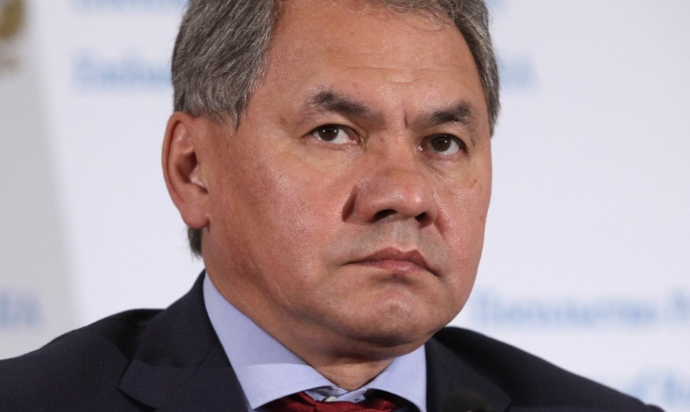 Rusijos gynybos ministras Sergejus Šoigu