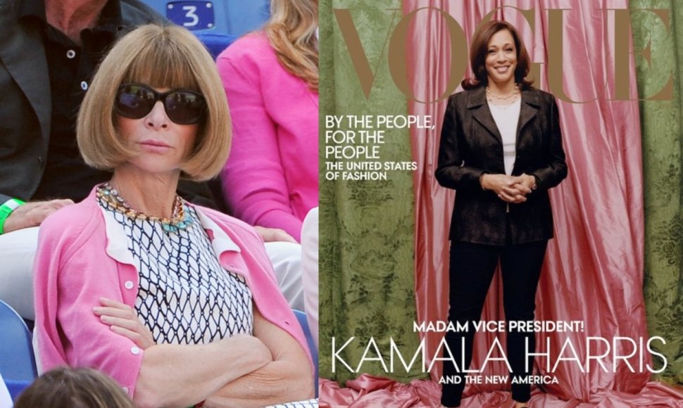 Anna Wintour, Kamala Harris ant „Vogue“ viršelio