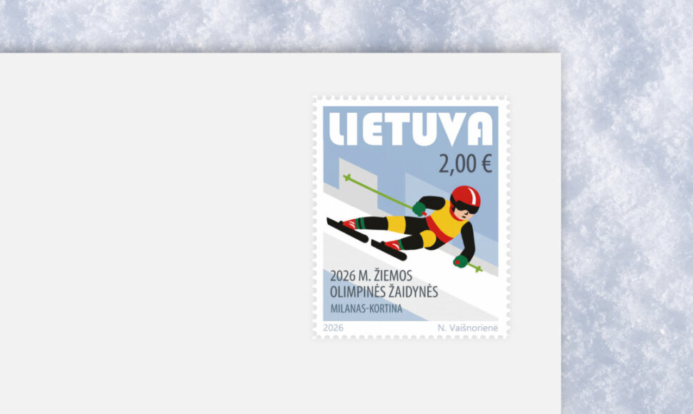 Pašto ženklas „2026 m. žiemos olimpinės žaidynės“