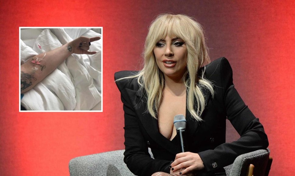 Lady Gaga dėl didelių skausmų paguldyta į ligoninę