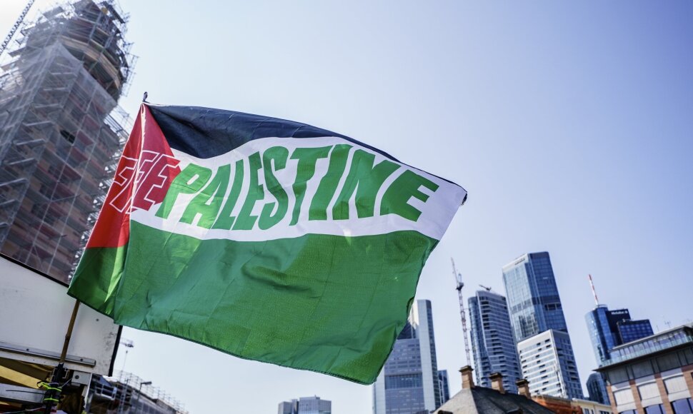 Palestinos vėliava / Andreas Arnold / dpa/picture-alliance