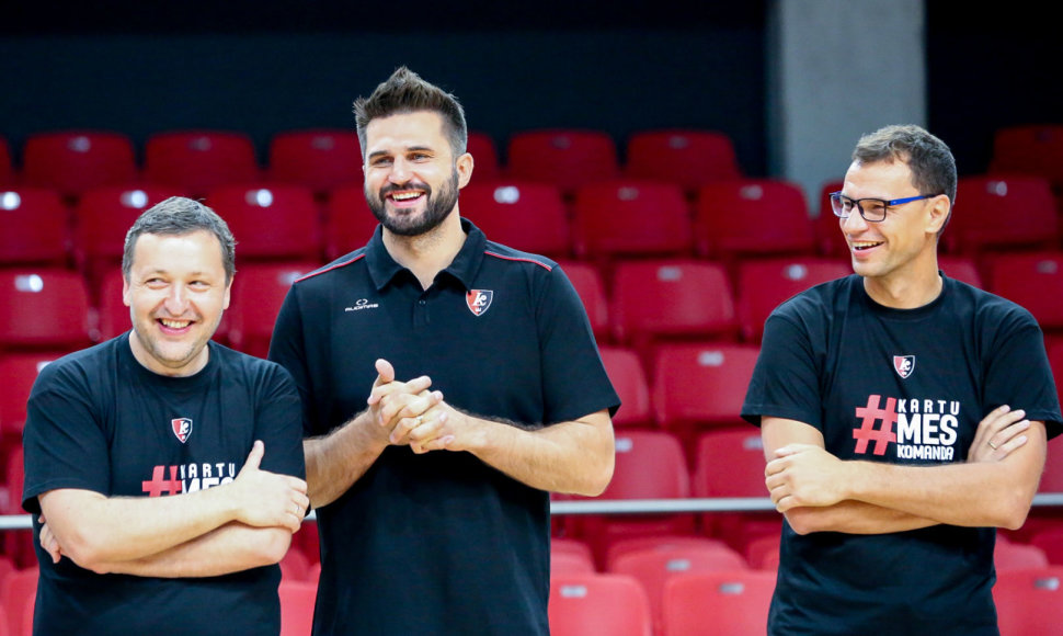 Antanas Guoga, Linas Kleiza ir Darius Gudelis