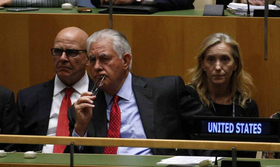 R.Tillersonas JT Generalinėje Asamblėjoje