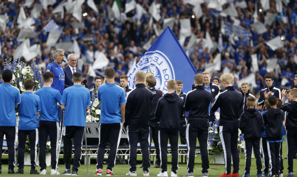 „Leicester City“ švenčia „Premier“ lygos titulą