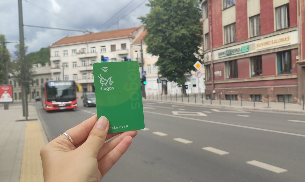 Pristatyta nauja Kauno viešojo transporto bilietų sistema