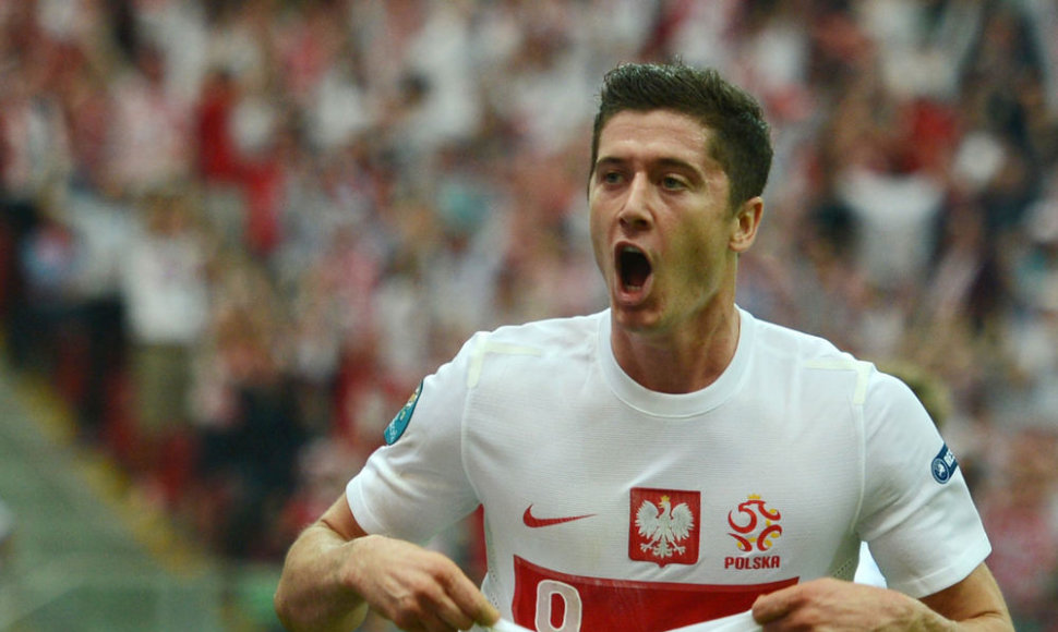 Lenkų rinktinės superžvaigždė Robertas Lewandowskis tiki pergale prieš Čekiją.