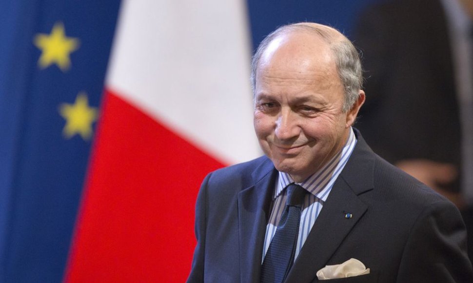 Prancūzijos užsienio reikalų ministras Laurent’as Fabiusas