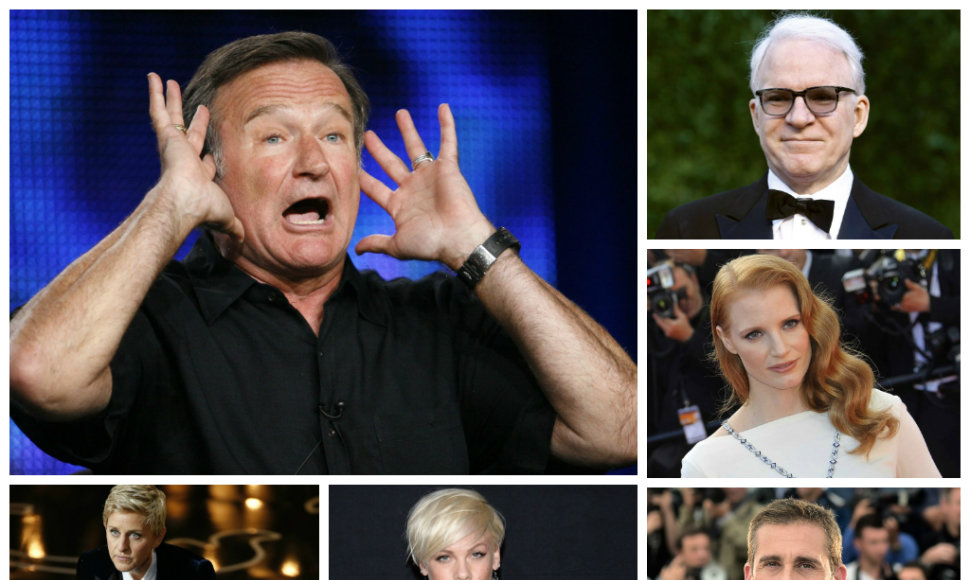 Pasaulio garsenybės lieja sielvartą dėl komiko Robino Williamso mirties