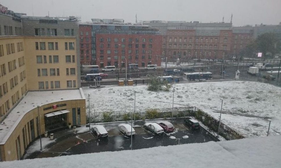 Pirmasis sniegas Lenkijoje