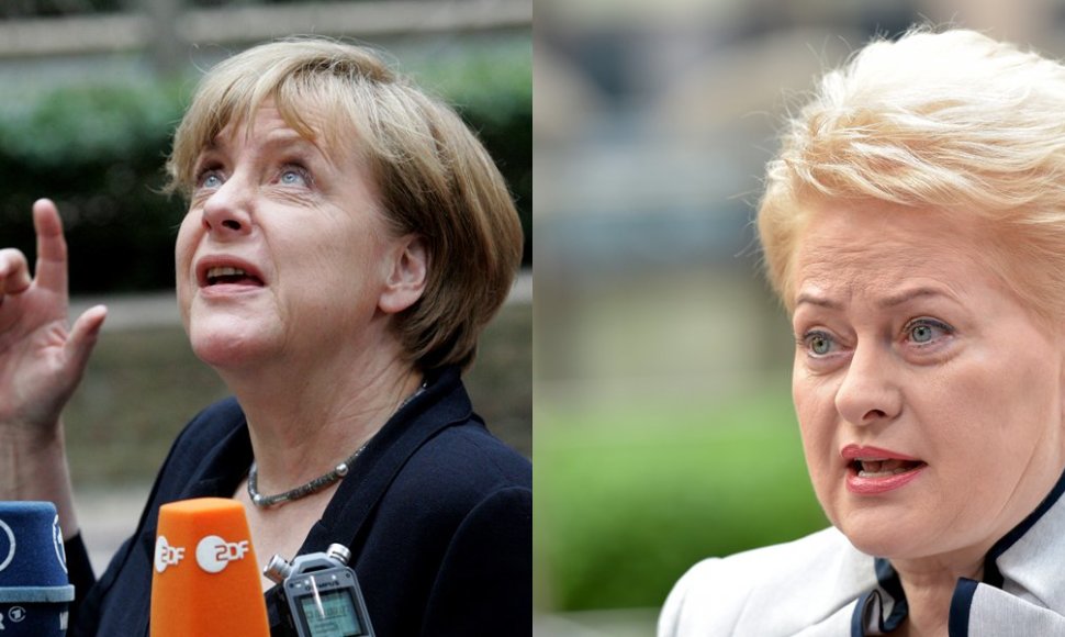 Angela Merkel ir Dalia Grybauskaitė