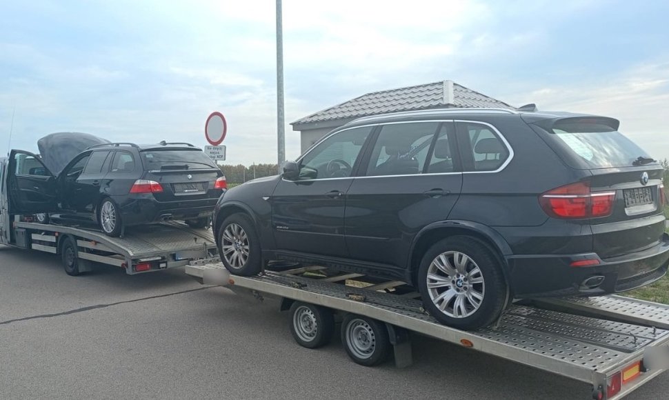 Lenkijos policija pričiupo lietuvį, vežusį vogtą BMW