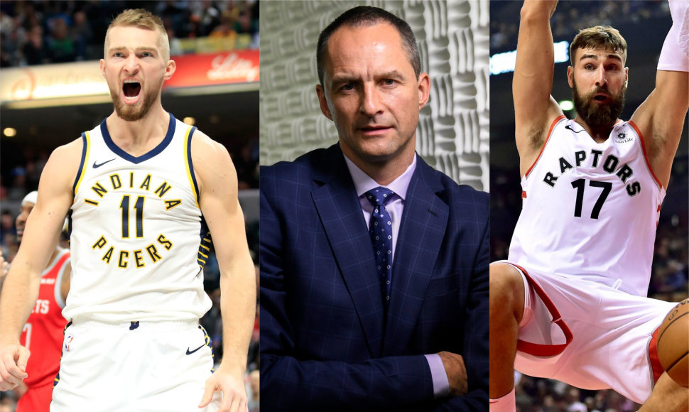 Domantas Sabonis, Artūras Karnišovas, Jonas Valančiūnas