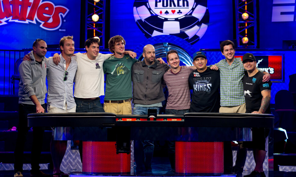WSOP finalininkai