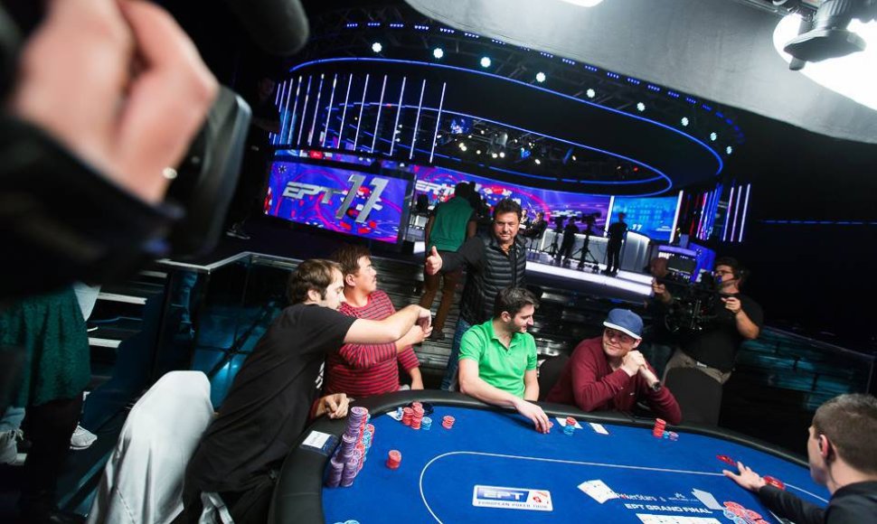 Europos pokerio turo (EPT) Didžiojo finalo akimirka