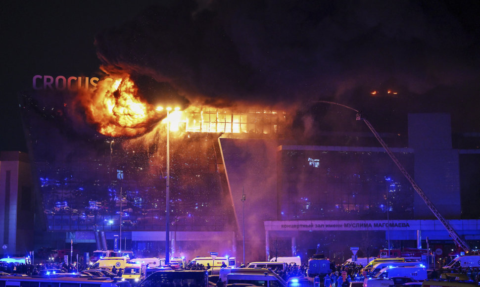 Išpuolis Maskvos koncertų salėje „Crocus City Hall“