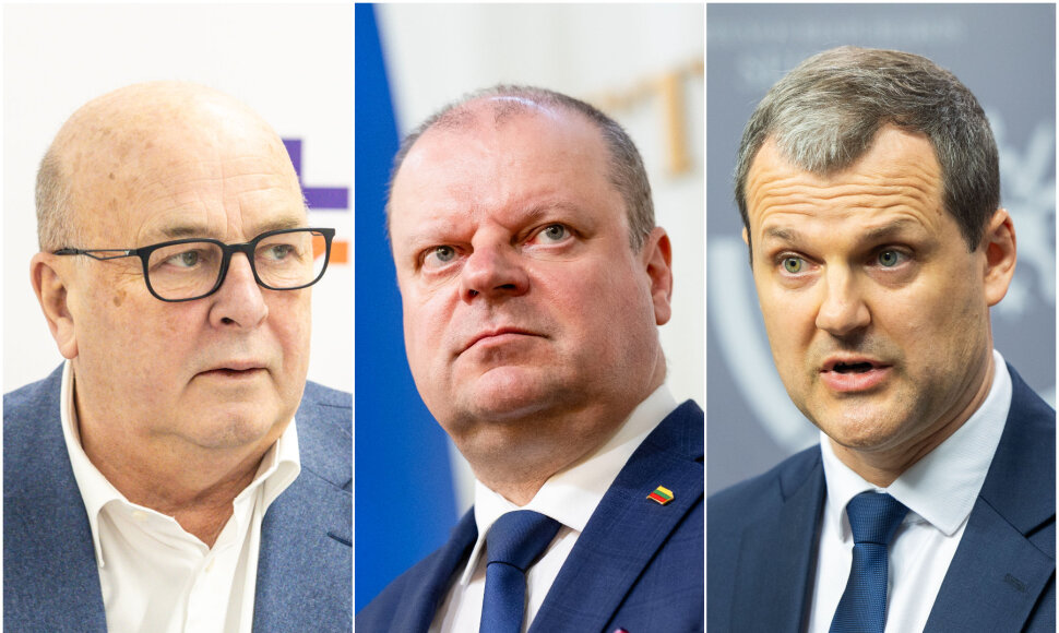 Visvaldas Matijo&scaron;aitis, Saulius Skvernelis ir Gintautas Paluckas
