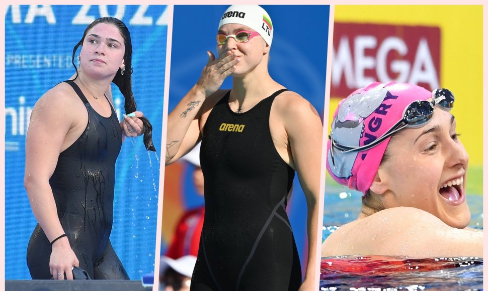 Pusfinalyje greičiausiai plaukė R.Meilutytė (viduryje), B.Pilato (kairėje) ir I.Clark (dešinėje).