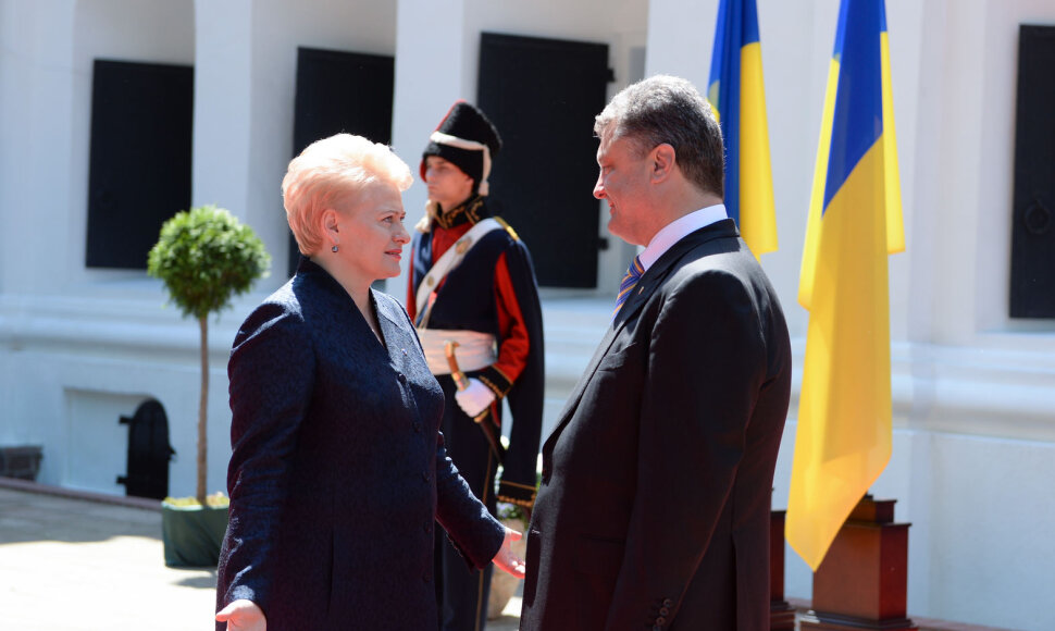Dalia Grybauskaitė ir Petro Poro&scaron;enka